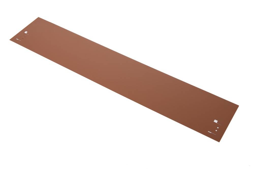 Rasenkanten Metall ,Länge 120 cm | Beeteinfassung | Beetumrandung, Farbe:Braun,10 Stück 18.5cm