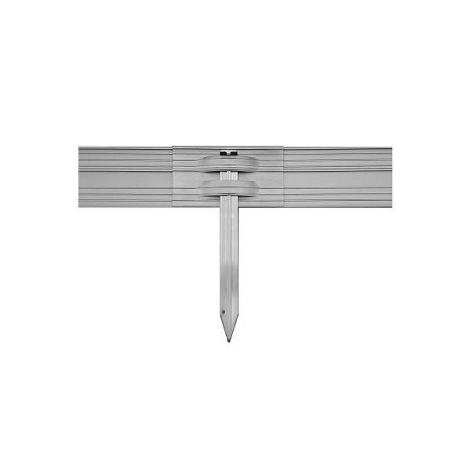 Ultra Starke Alu Rasenkanten 10-14-24 cm, Width:24 cm,Quantity:20,Length:1 m