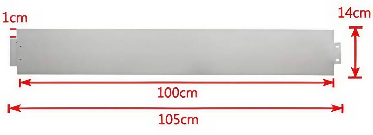 10er Set Rasenkanten Metall Alu/Zink 14cm hoch, 10m lang | Beeteinfassung | Beetumrandung