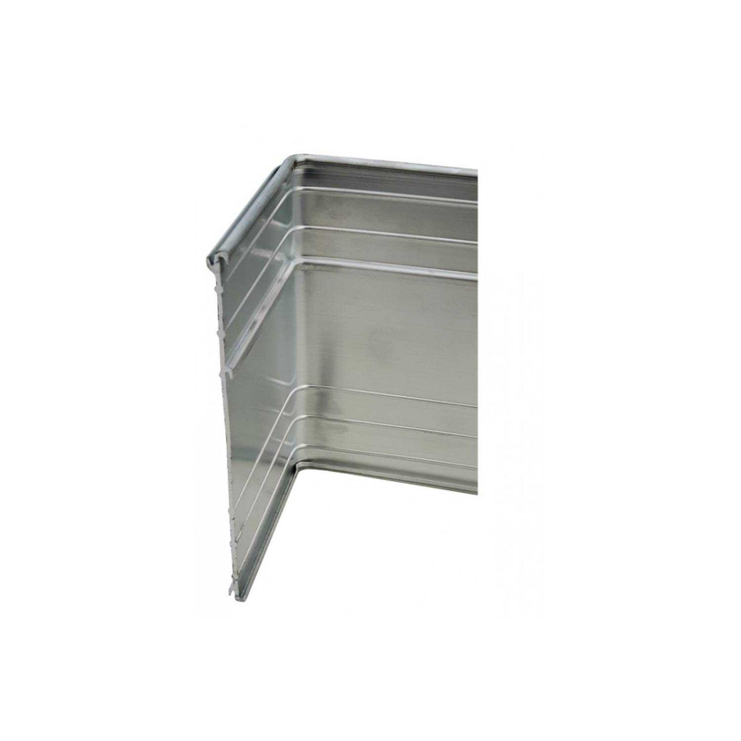 Eckwinkel 270grad für Ultra Starke Alu Rasenkante 24cm | Beeteinfassung | Beetumrandung