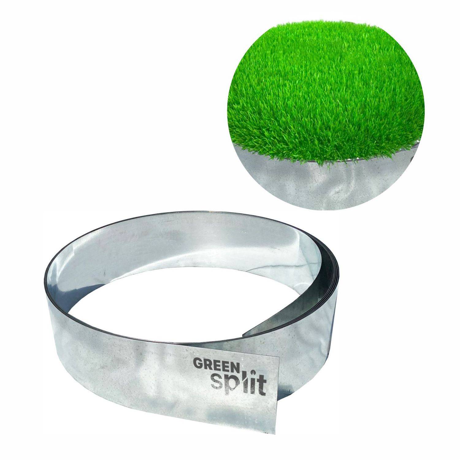 Rasenkantenband Metall Alu/Zink 25cm x 10Meter