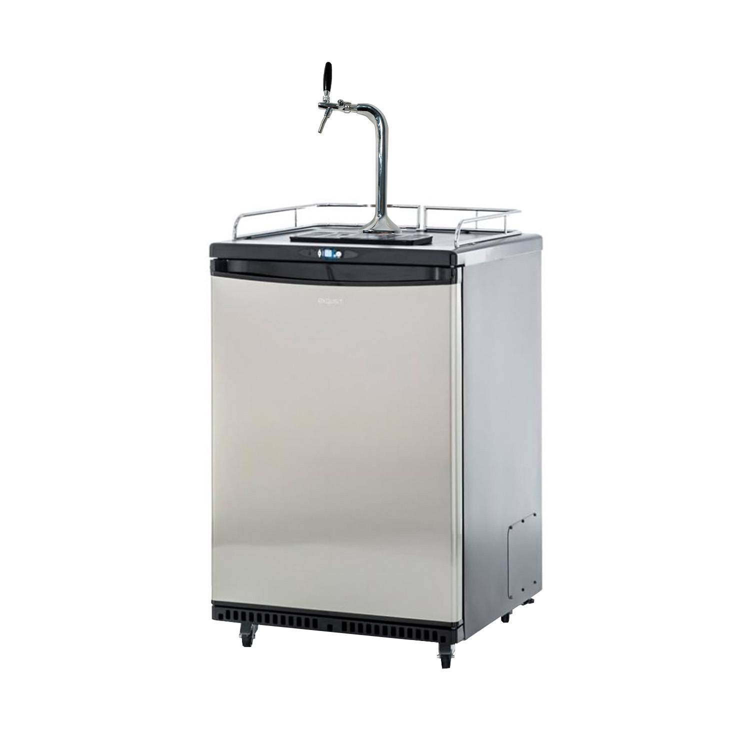 Fassbierkühlschrank bis zu 50L Fässer (Bierbar) - inkl. Schanksäule Elegant und Kompensatorhahn