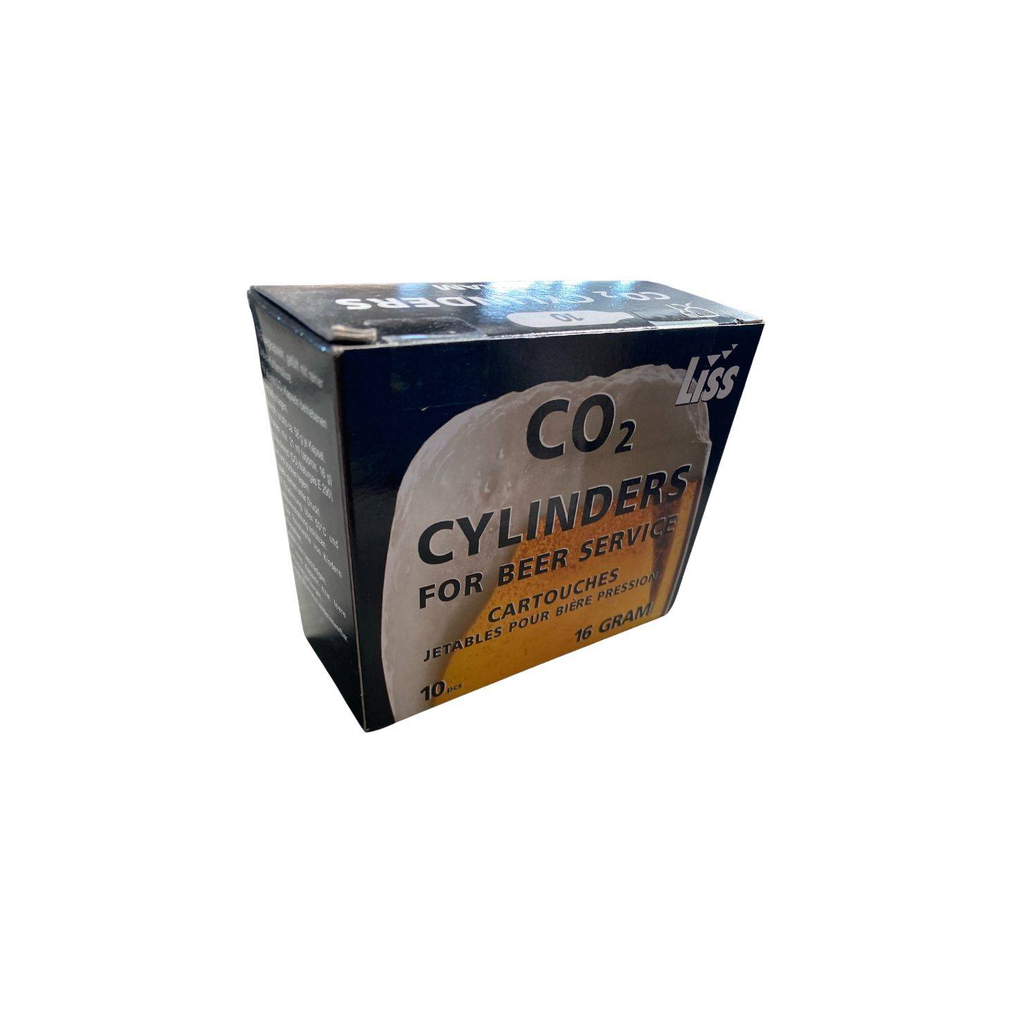 Kohlensäurekapseln CO2, 10 Stück, 16g