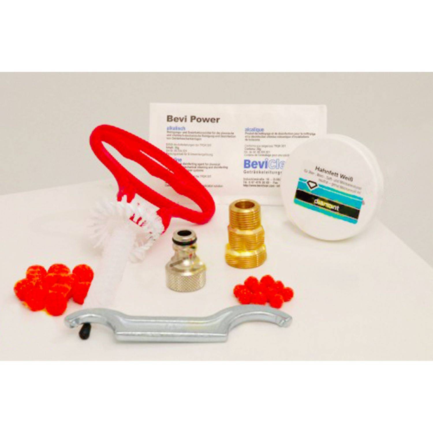 Reinigungsset für und Keg - klein - mit 30 mm Reinigungsadapter