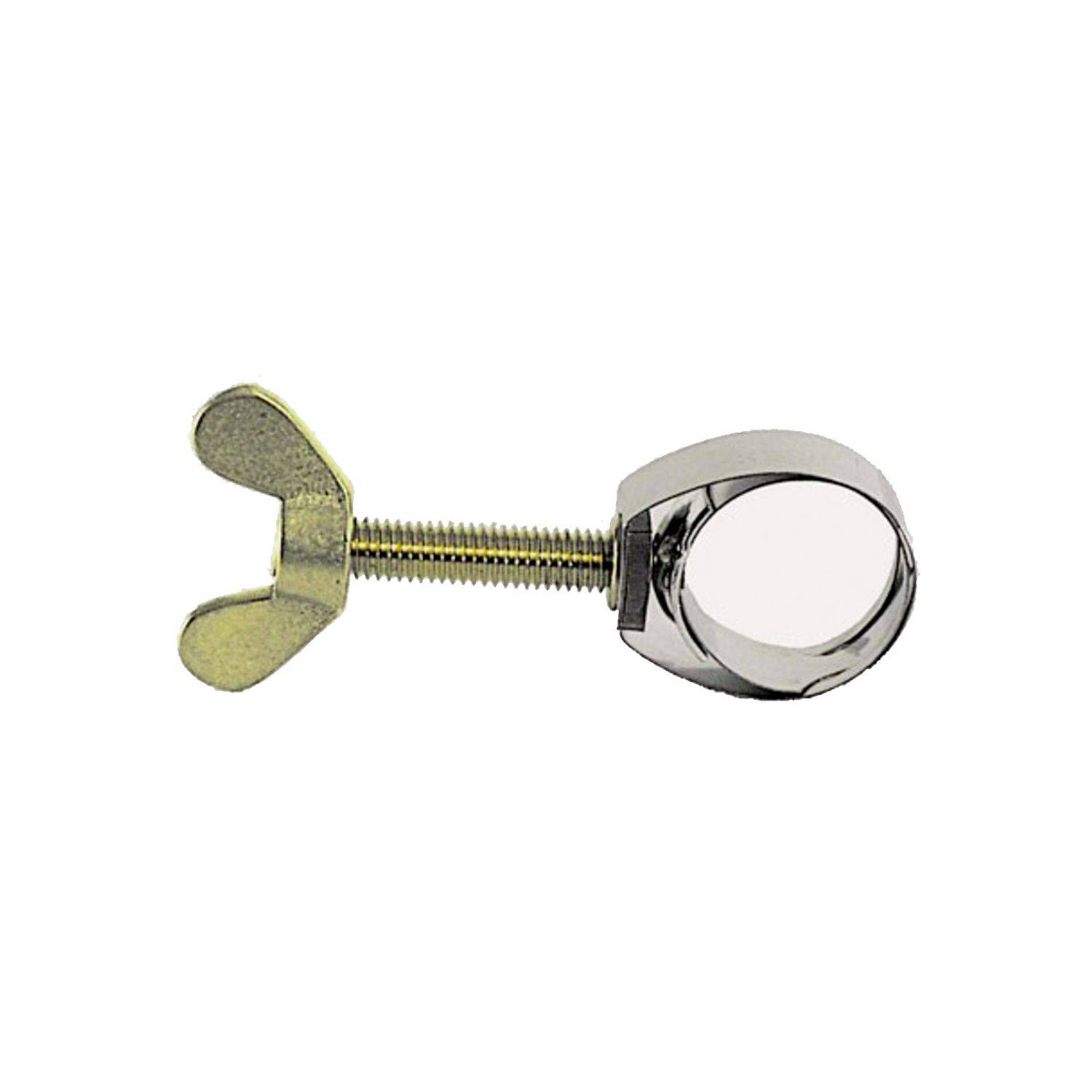 UNEX - Schlauchklemme bis 21mm, CNS, mit Flügelschraube aus Messing
