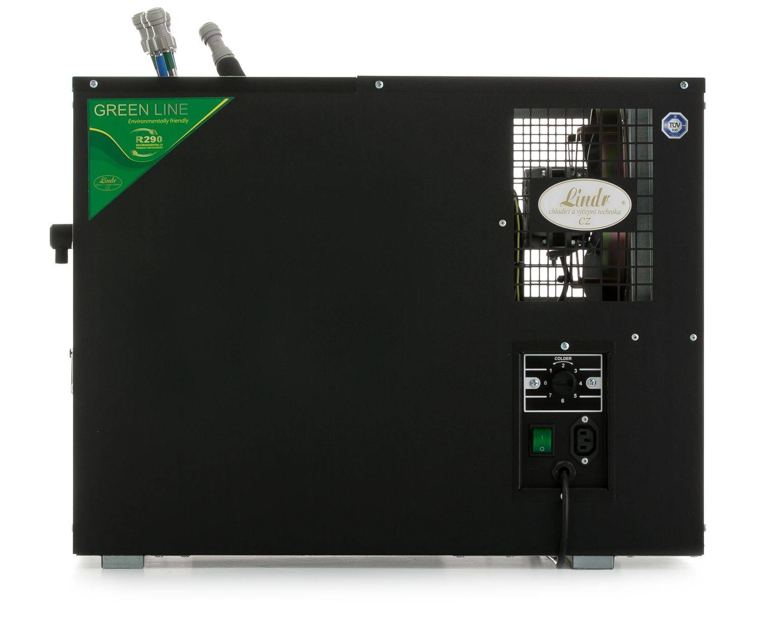 Zapfanlage AS-110, Durchlaufkühler, Nasskühler - Untertheke, Cooling grinding:6-leitig