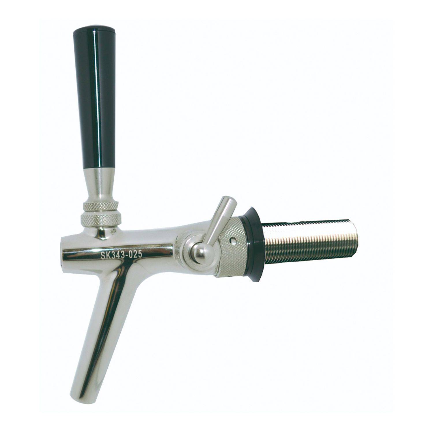 Kompensatorhahn P3500 aus Chromnickelstahl, poliert, Length:55 mm