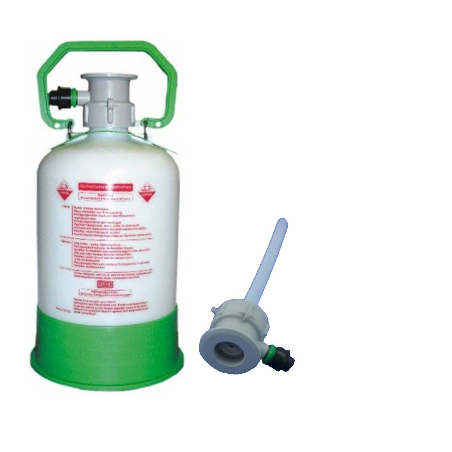 Reinigungsbehälter 5l (Fitting zur Auswahl), Korb