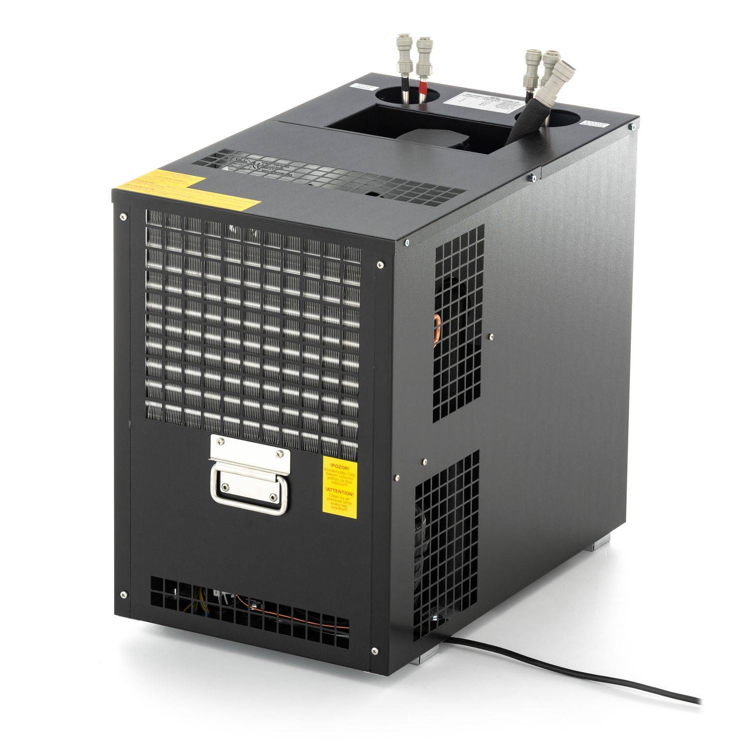 Zapfanlage AS-80, Durchlaufkühler, Nasskühler - Untertheke, Cooling grinding:4-leitig