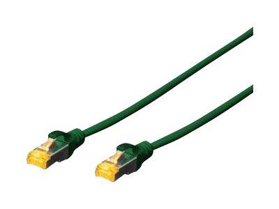DIGITUS CAT 6A S/FTP Patchkabel, 2m, grün Kabel Patchkabel RJ45 Cat.6