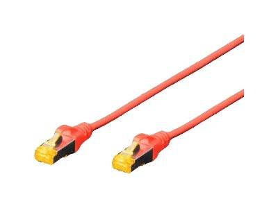 DIGITUS CAT 6A S/FTP Patchkabel, 5m, rot Kabel Patchkabel RJ45 Cat.6