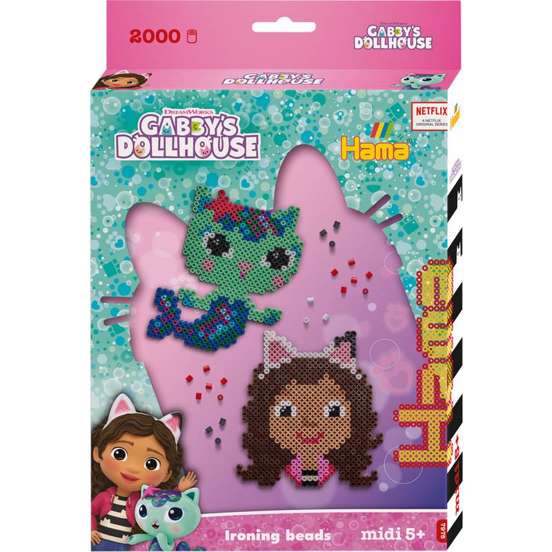 Hama Bügelperlen midi "Gabbys Dollhouse", Geschenkpackung