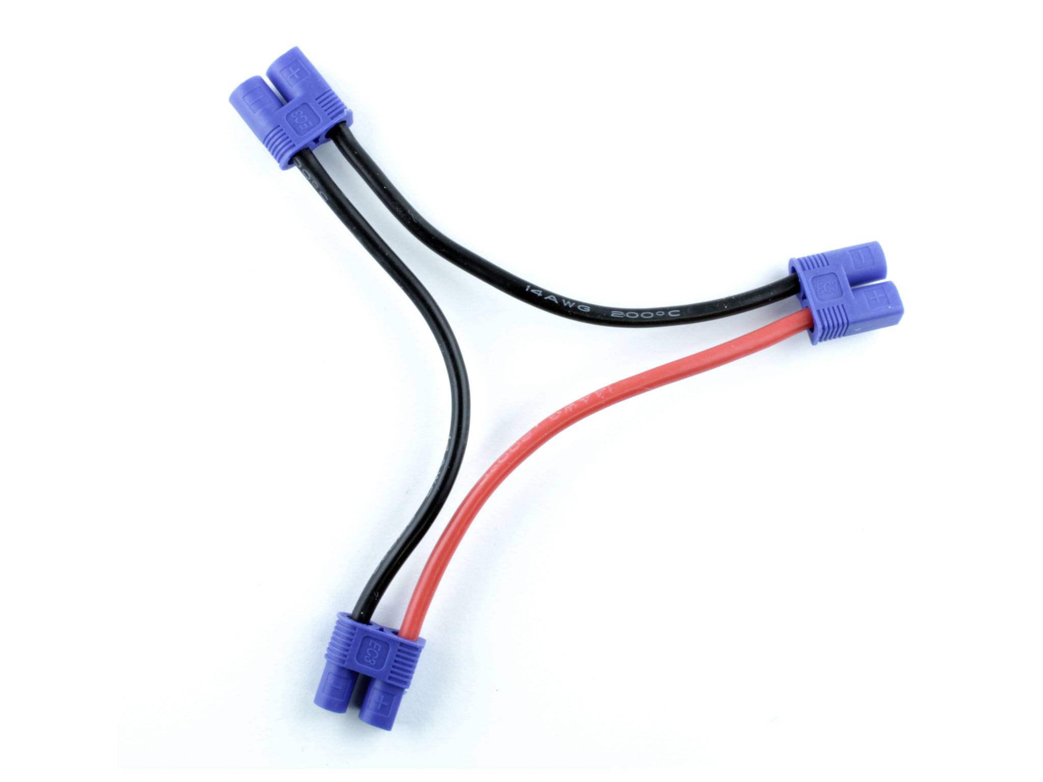 Adapterkabel E-flite EC3 Serie V-Kabel 1 x Buchse 2 x Stecker