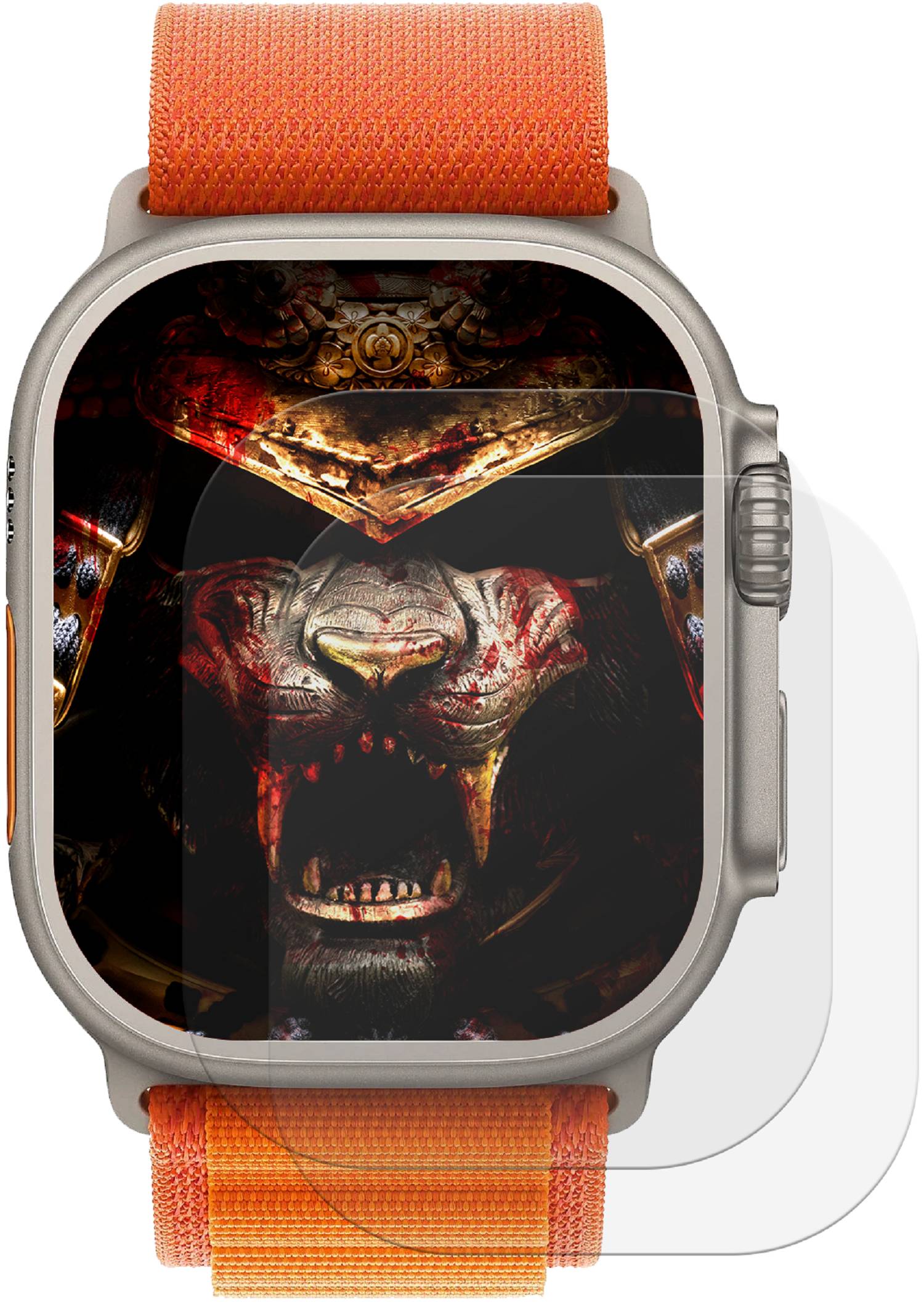 Kopie von 2x Flexibles Nano-Glass für Apple Watch Ultra 2 49mm 3D KLAR Displayschutz Schutzfolie Panzerglas Panzerglasfolie schutzglas #1