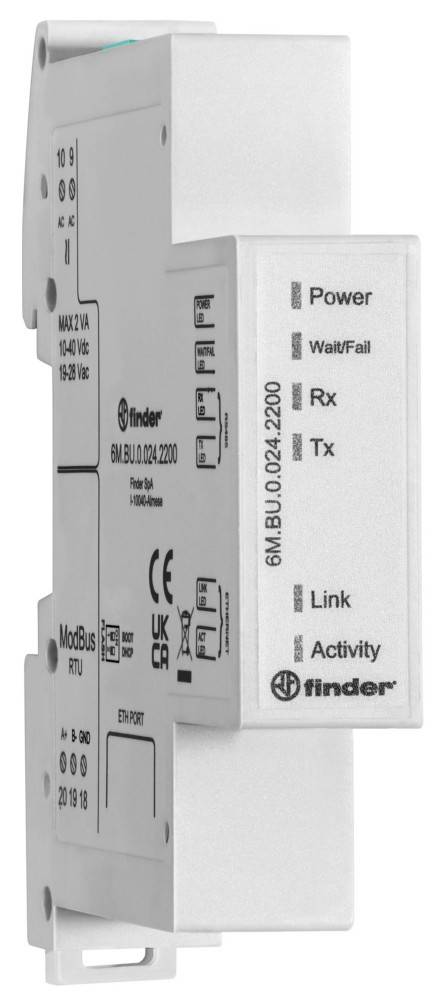 Finder Modbus-Gateway 6M.BU.0.024.2200