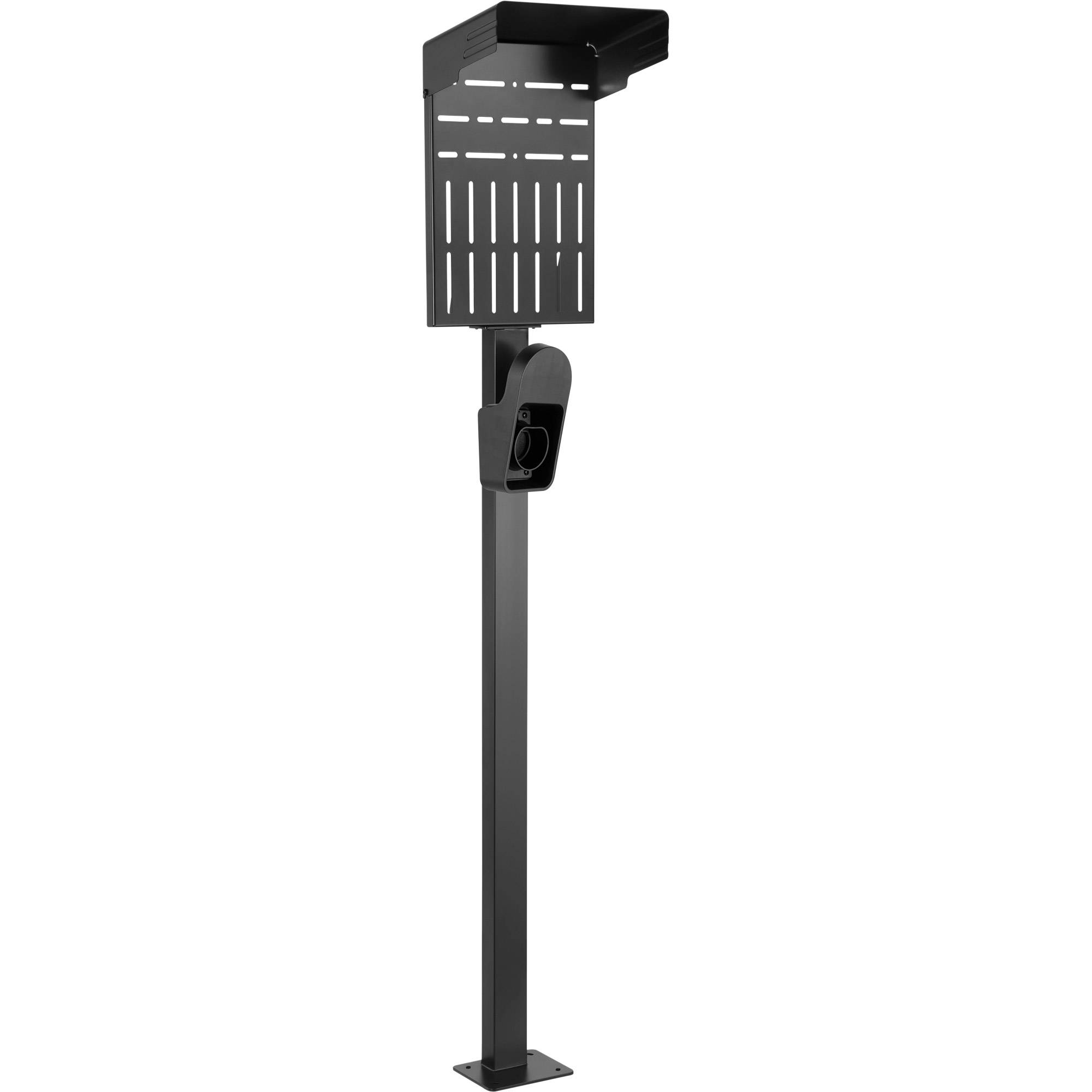INLINE - Universal Wallbox-Standfuß mit EV-Ladekabel Halterung - schwarz