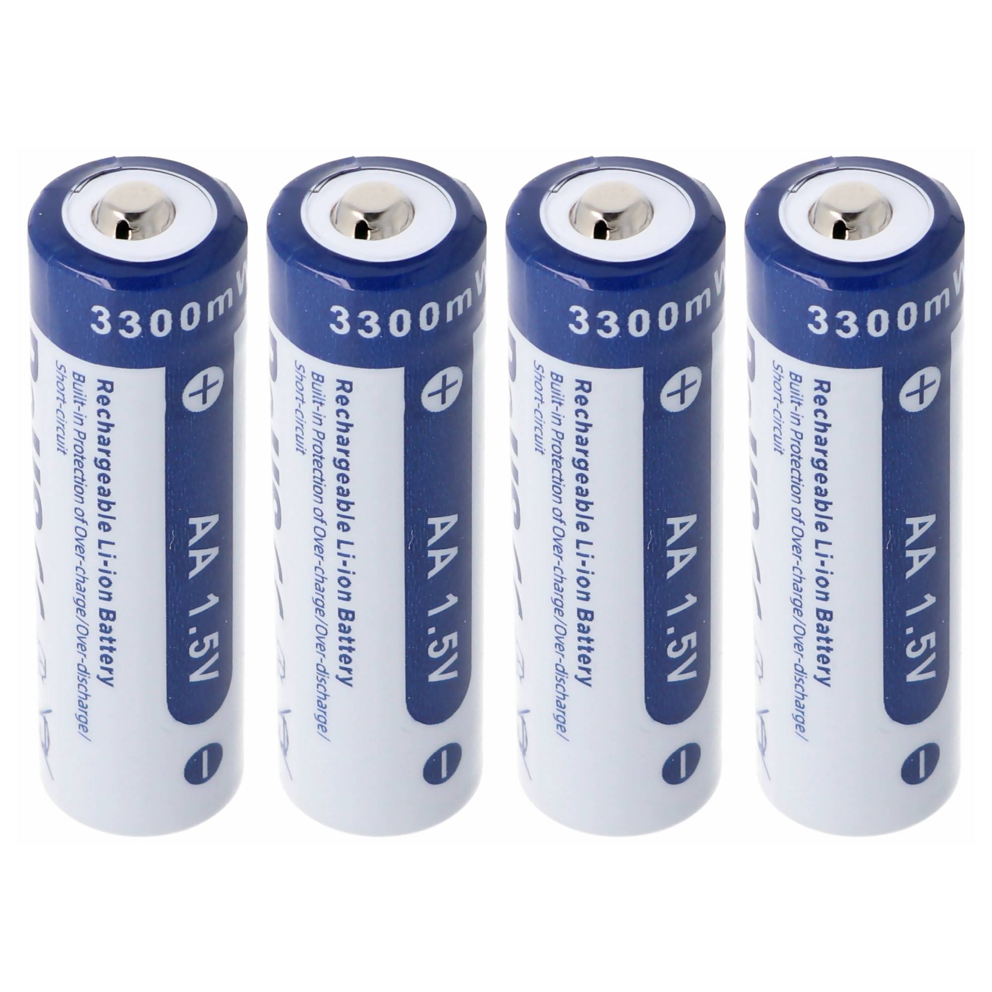 4x AA 1,5V 3300mWh typisch 2000mAh Lithium Ionen Akku wiederaufladbar 1.5V nur mit speziellem Ladegerät