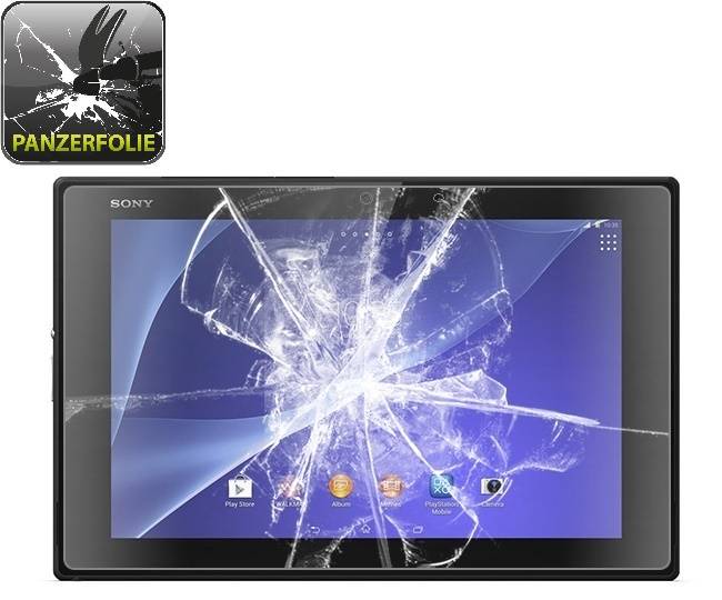 3x Panzerfolie für Sony Xperia Z2 Tablet ANTI-SCHOCK Displayschutzfolie KLAR