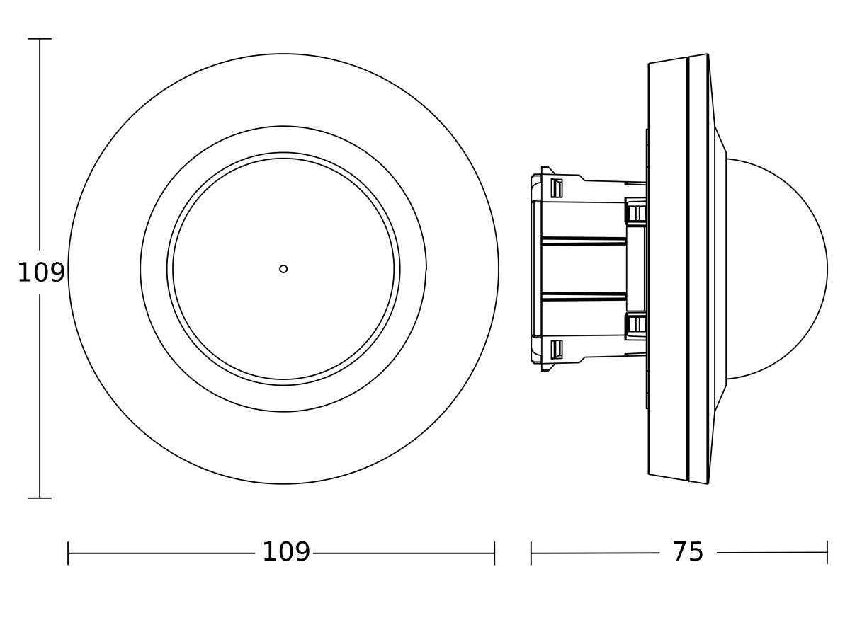 Steinel Bewegungs-u.Präsenzmelder PDIR4360-24DALI2IDUP