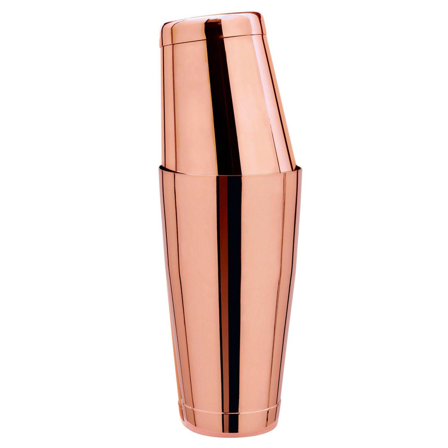 TIN on TIN Shaker Edelstahl - Kupfer-Optik 28oz/18oz