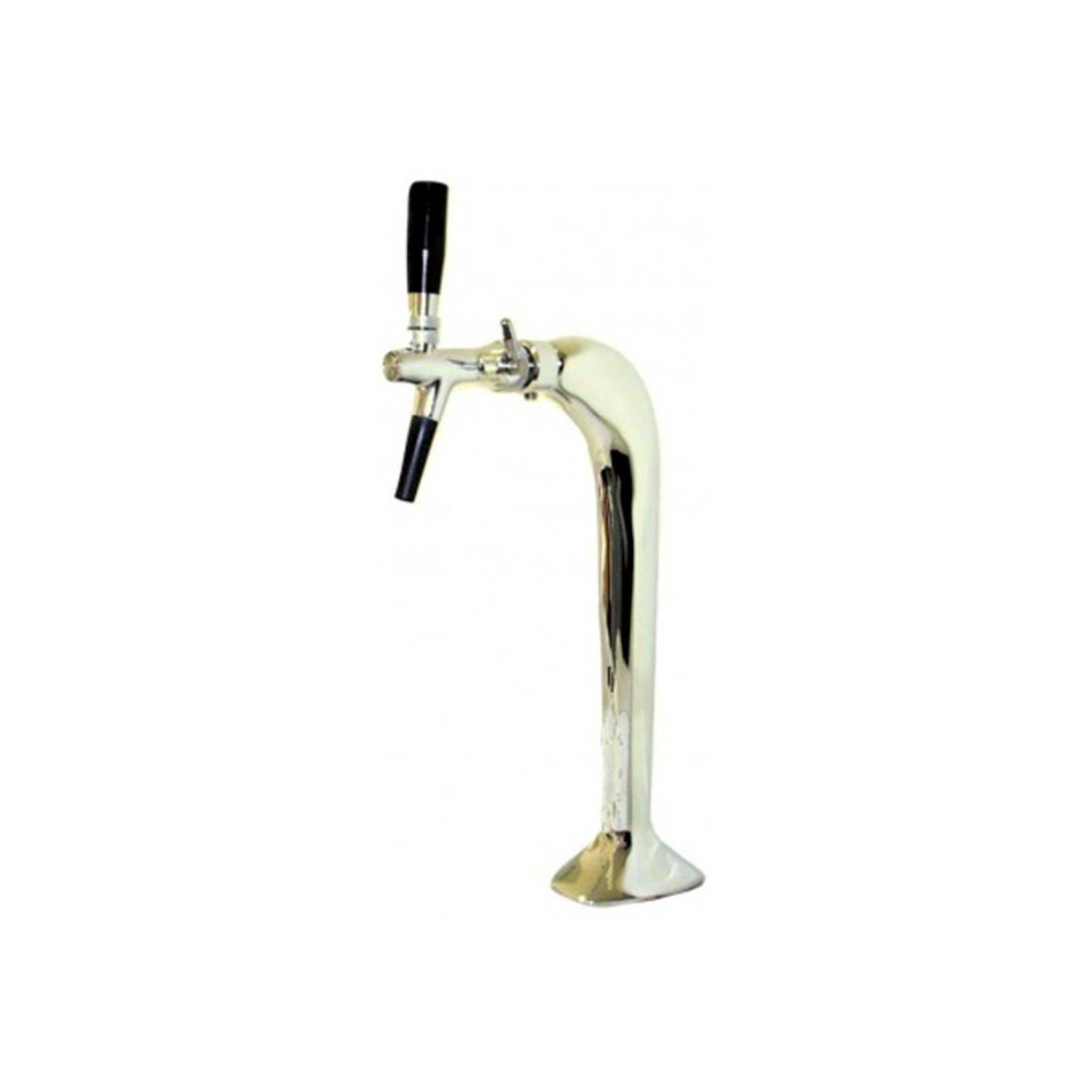 Schanksäule, Bierzapfsäule, Gold, 1-leitig, elegant