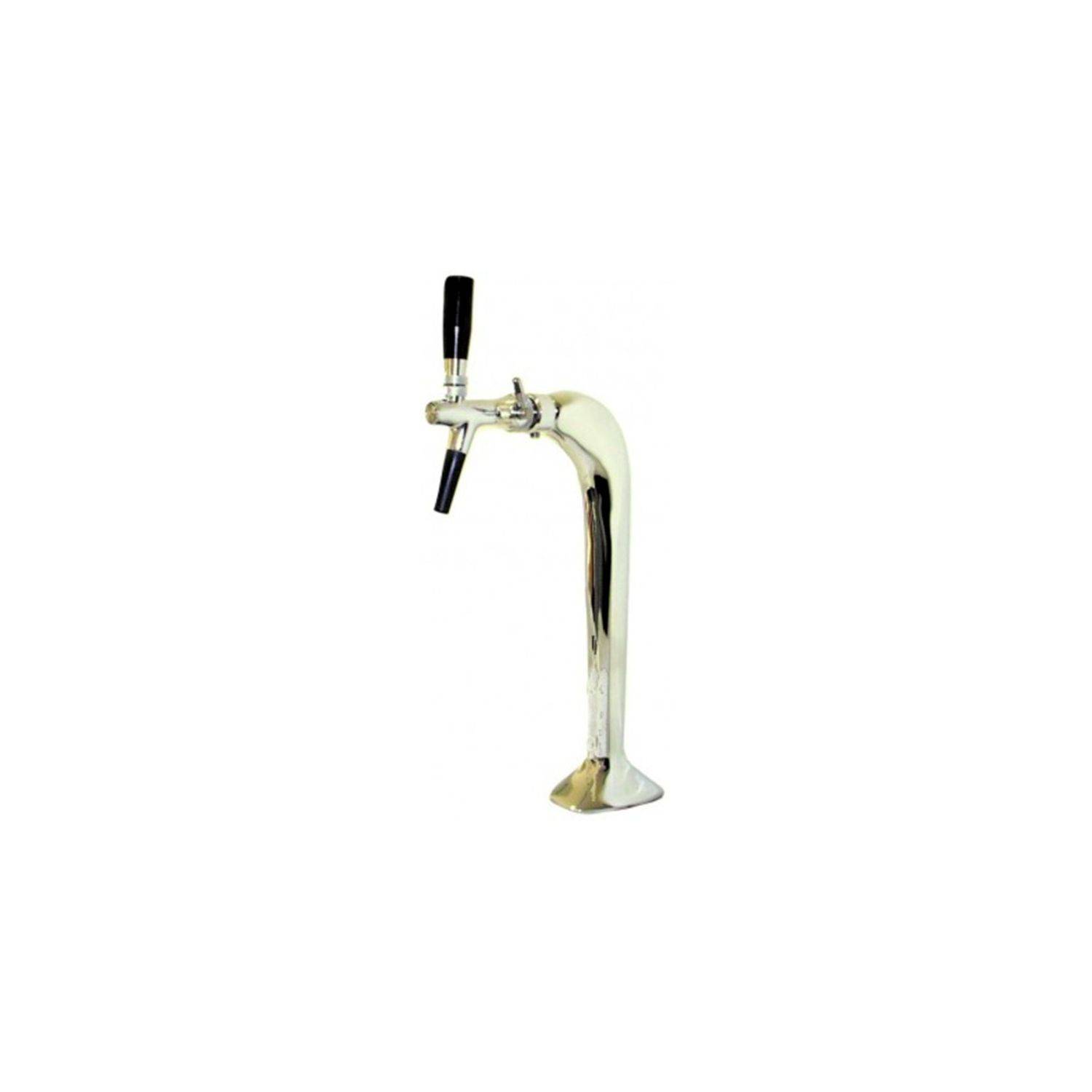 Schanksäule goldfarben 1-leitig, elegant, "Topp-Qualität!" (Paketpreis)