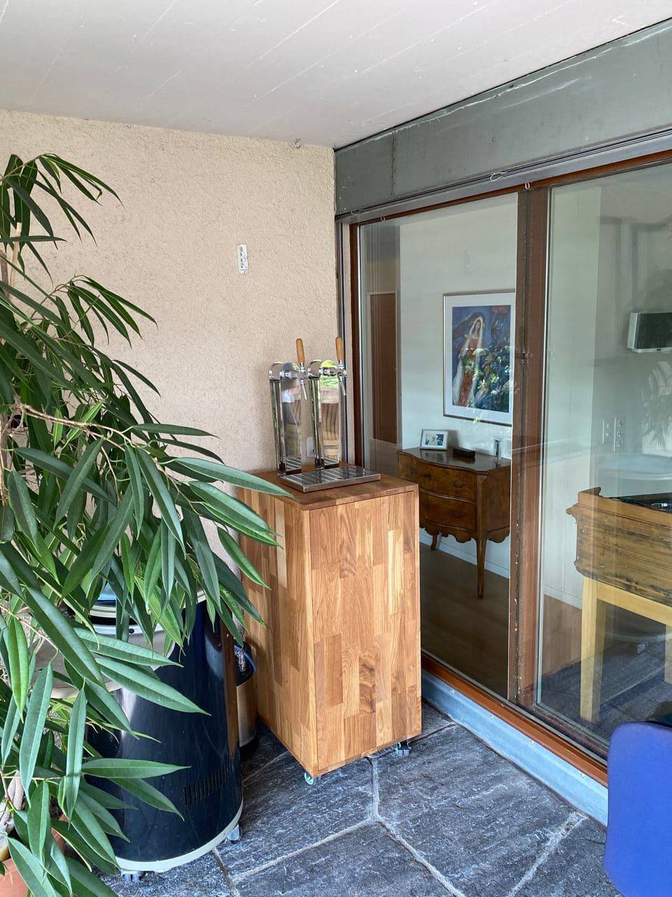 Schanksäule Modell Naked Eichen, 1-leitig