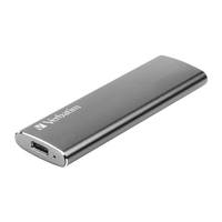 Verbatim Vx500 - SSD - 2 TB - extern (tragbar) - USB 3.2 Gen 2 (USB-C Steckverbinder)
