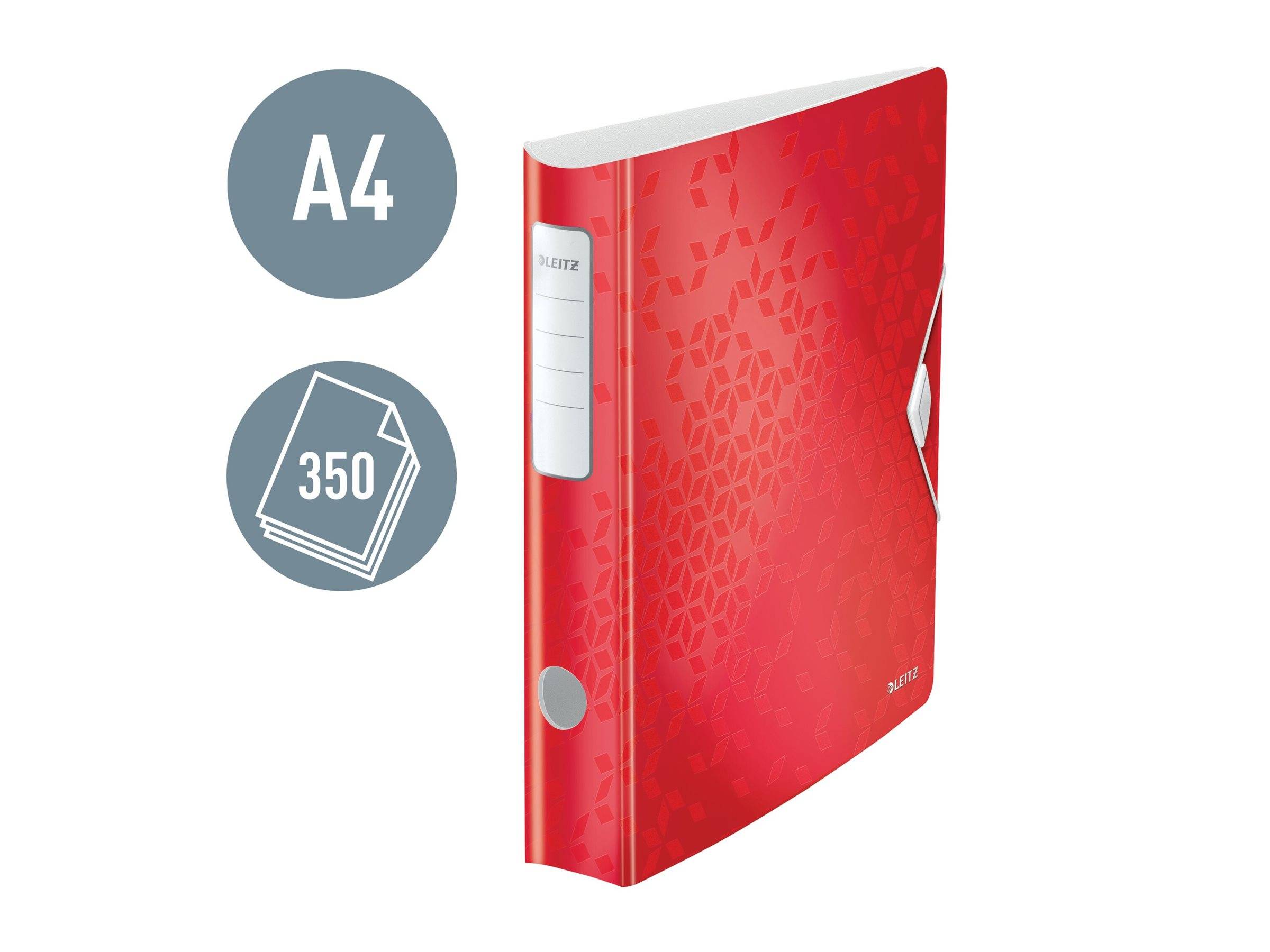 ESSELTE LEITZ - Leitz 180° Active WOW - Aktenordner - Rückenbreite: 65 mm - für A4 (210 x 297 mm)