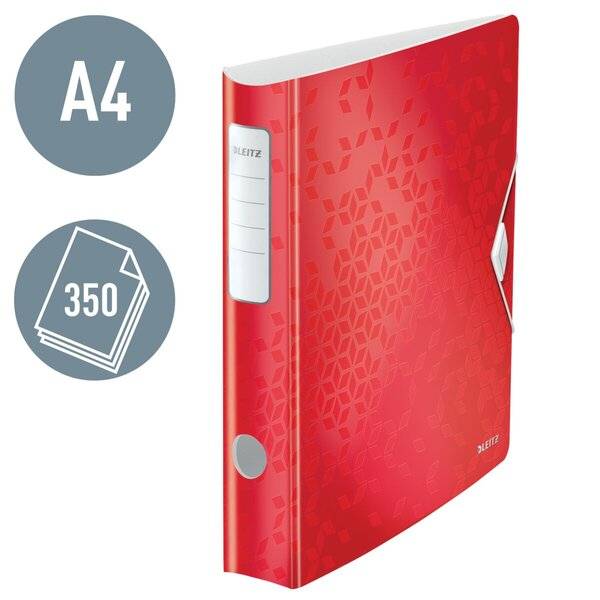 Esselte Leitz 180° Active WOW - Aktenordner - Rückenbreite: 65 mm - für A4 (210 x 297 mm)