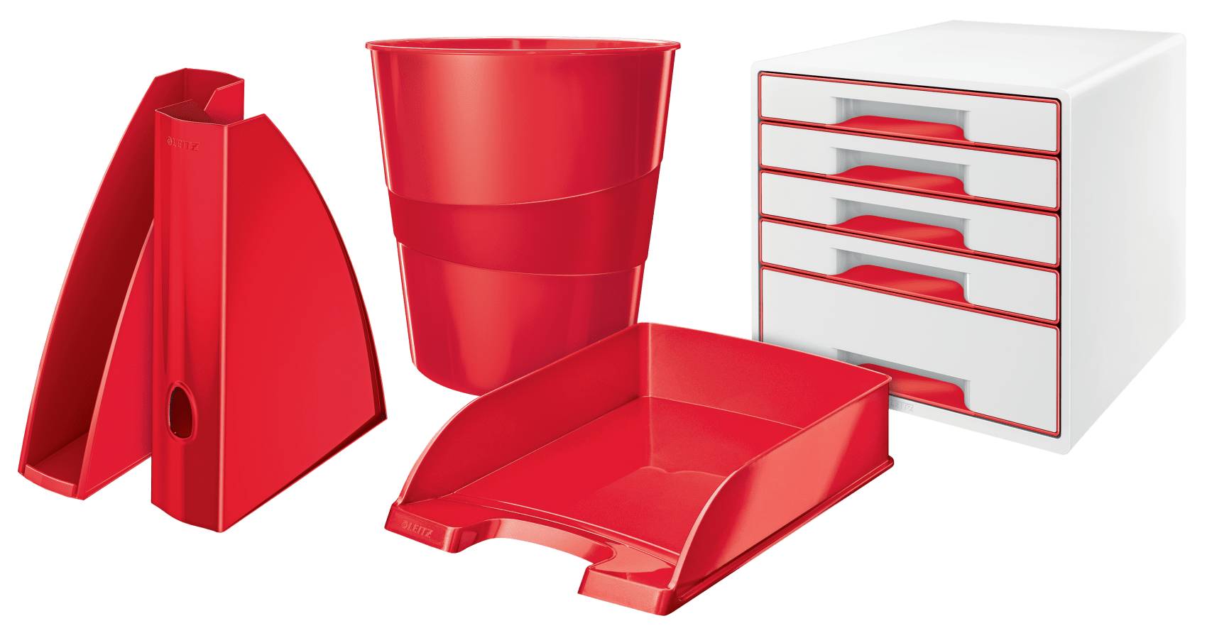 Esselte Leitz WOW - Papierkorb - 15 L - Griffe - Polypropylen (PP)