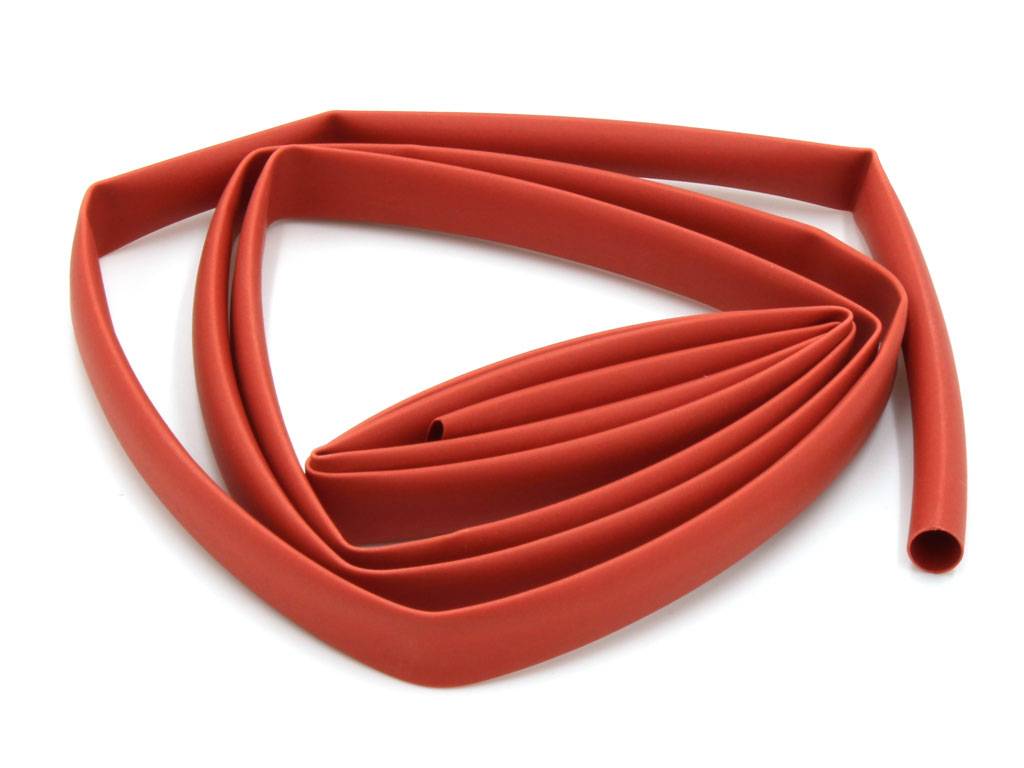 1 m Stück Schrumpfschlauch Ø 5 mm rot