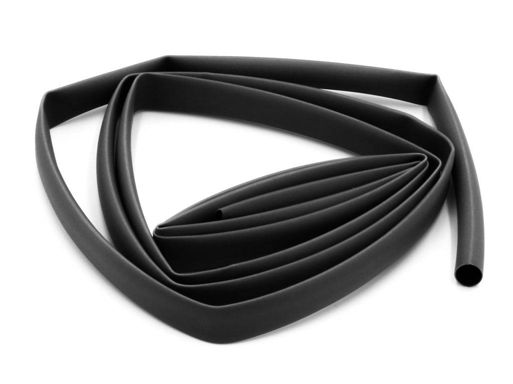 1 m Stück Schrumpfschlauch Ø 5 mm schwarz