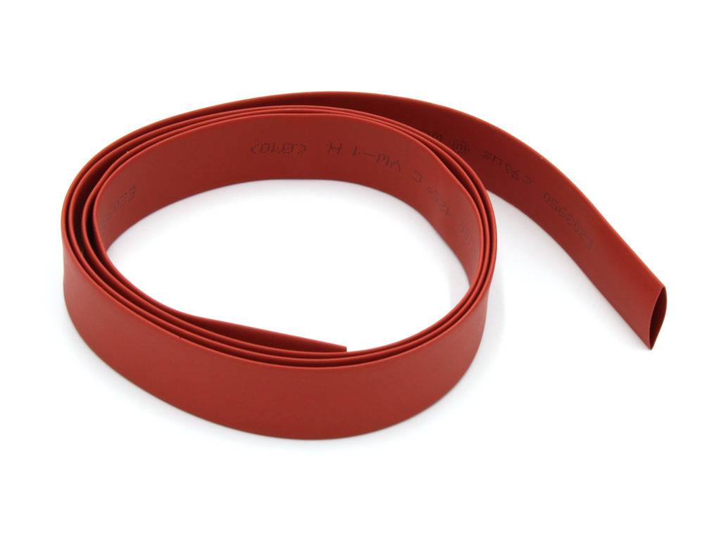 1 m Stück Schrumpfschlauch Ø 10 mm rot