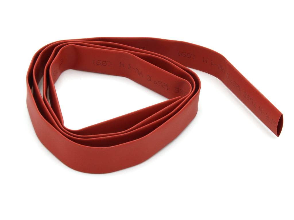 1 m Stück Schrumpfschlauch Ø 9 mm rot