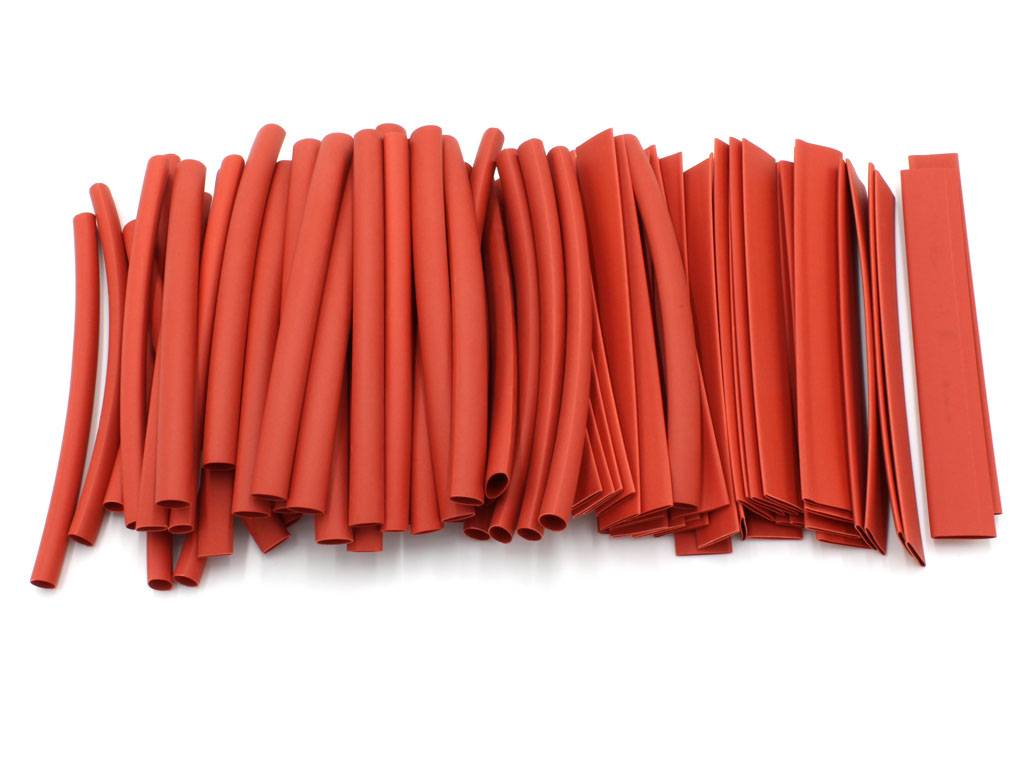 Marfitec Schrumpfschlauch Set MD 80 tlg. rot