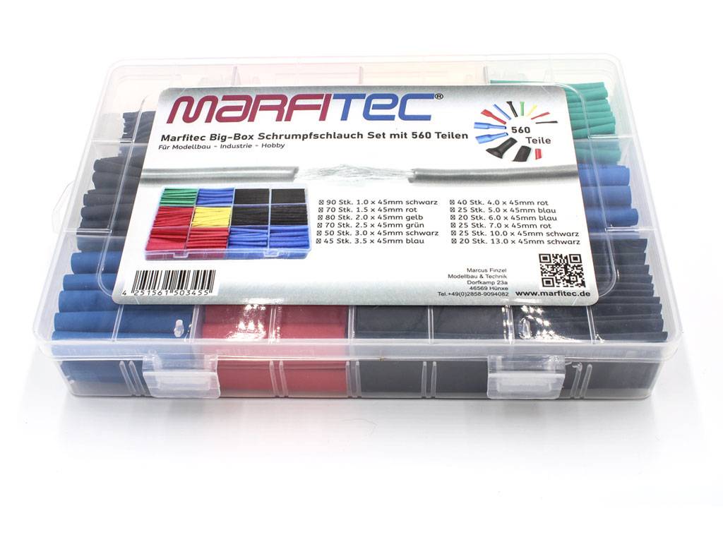 Marfitec Schrumpfschlauch Big Box 560 tlg.