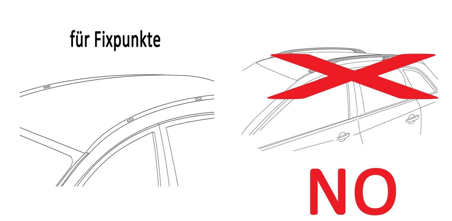 2x Fahrradträger ORION + Dachträger VDP Stahl kompatibel mit für Citroen C5 II 4 Türer 2008-2017