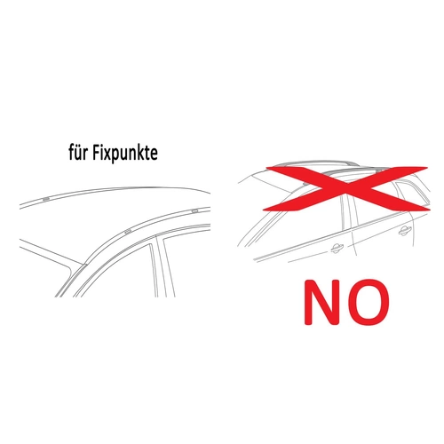 Dachträger Menabo Tema kompatibel mit für Mercedes Citan (W415) ab 2012 Aluminium Dachträger Menabo Tema kompatibel mit für Mercedes Citan (W415) ab 2012 Aluminium