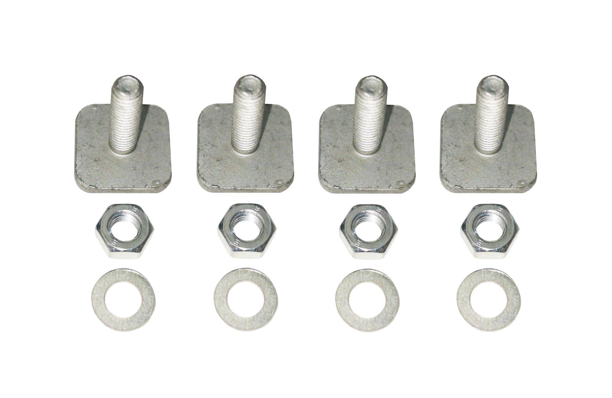 4 Nutsteine M6x21mm Dachträger Relingträger T-Nut Adapter Nutensteine Brio Kopf 20x20