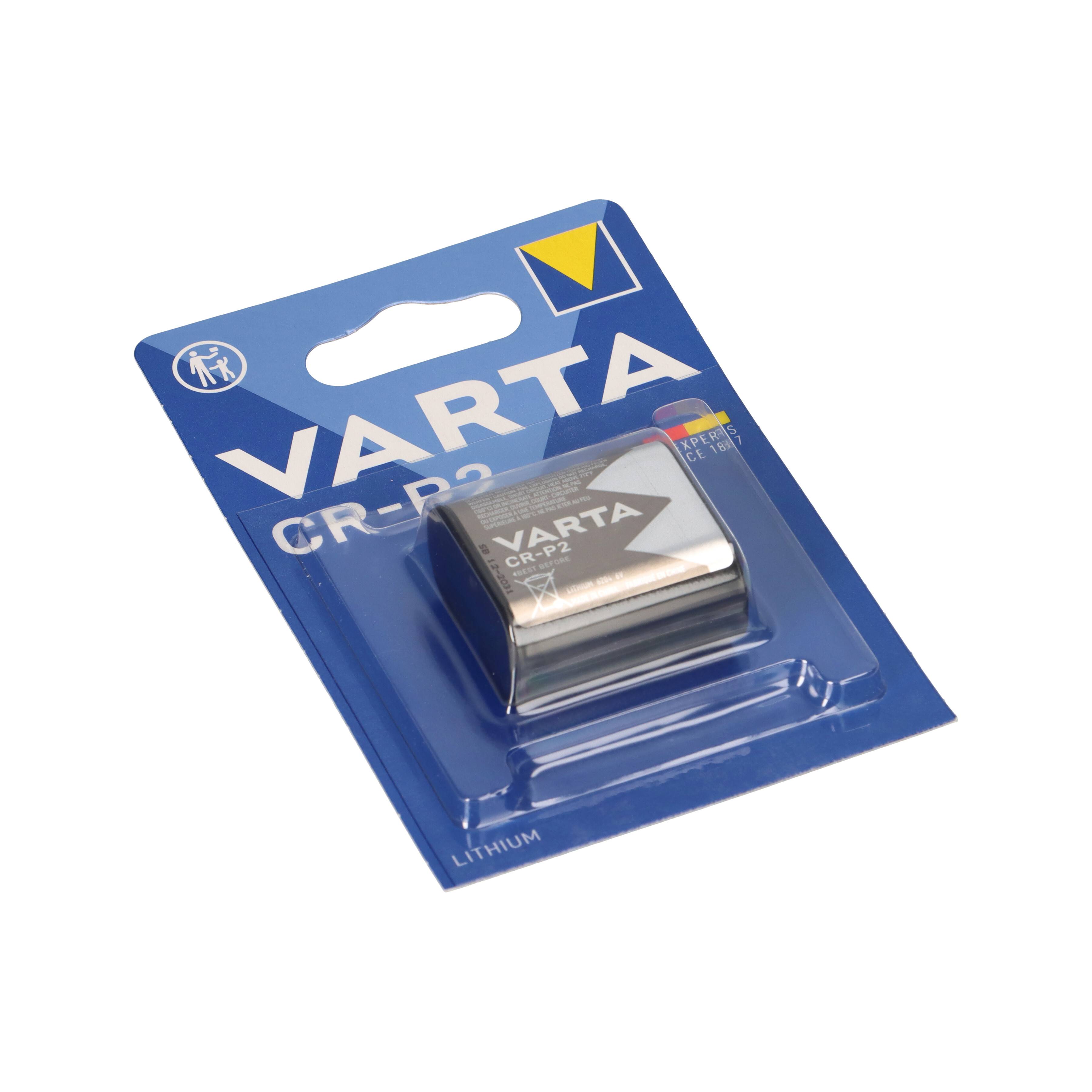 3x CR-P2 CRP2 Foto-Batterie Lithium 6V VARTA Profi