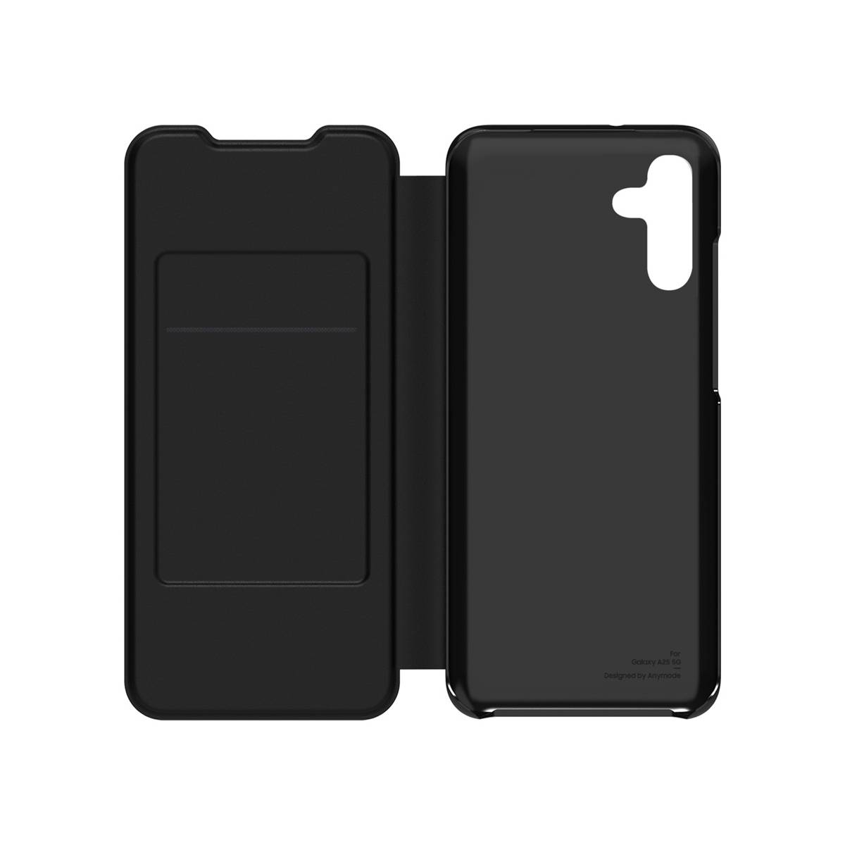 Anymode Wallet Flip Case, Galaxy A25 5G - schwarz