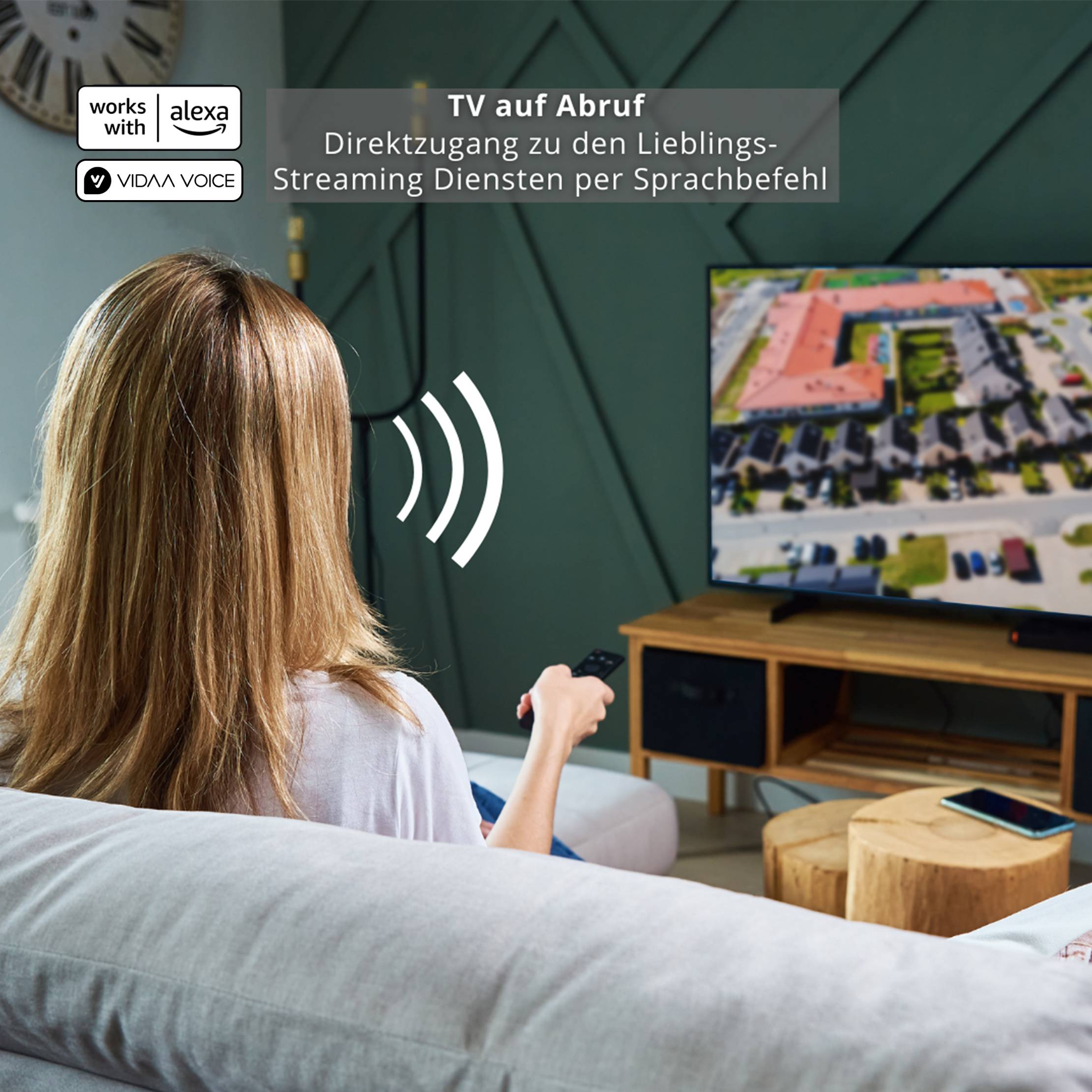 Toshiba 43UV3463DAW Fernseher 43 Zoll Smart TV VIDAA 4K UHD, Dolby Vision HDR, Triple-Tuner (2026)