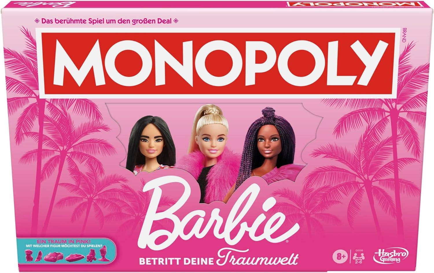 Monopoly - Barbie Brettspiel Gesellschaftsspiel Spiel