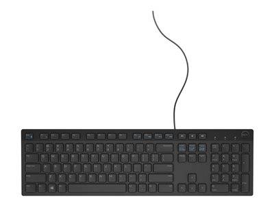 DELL Multimedia Keyboard-KB216 BK US RTL Eingabe / Ausgabe Mäuse & Tastaturen