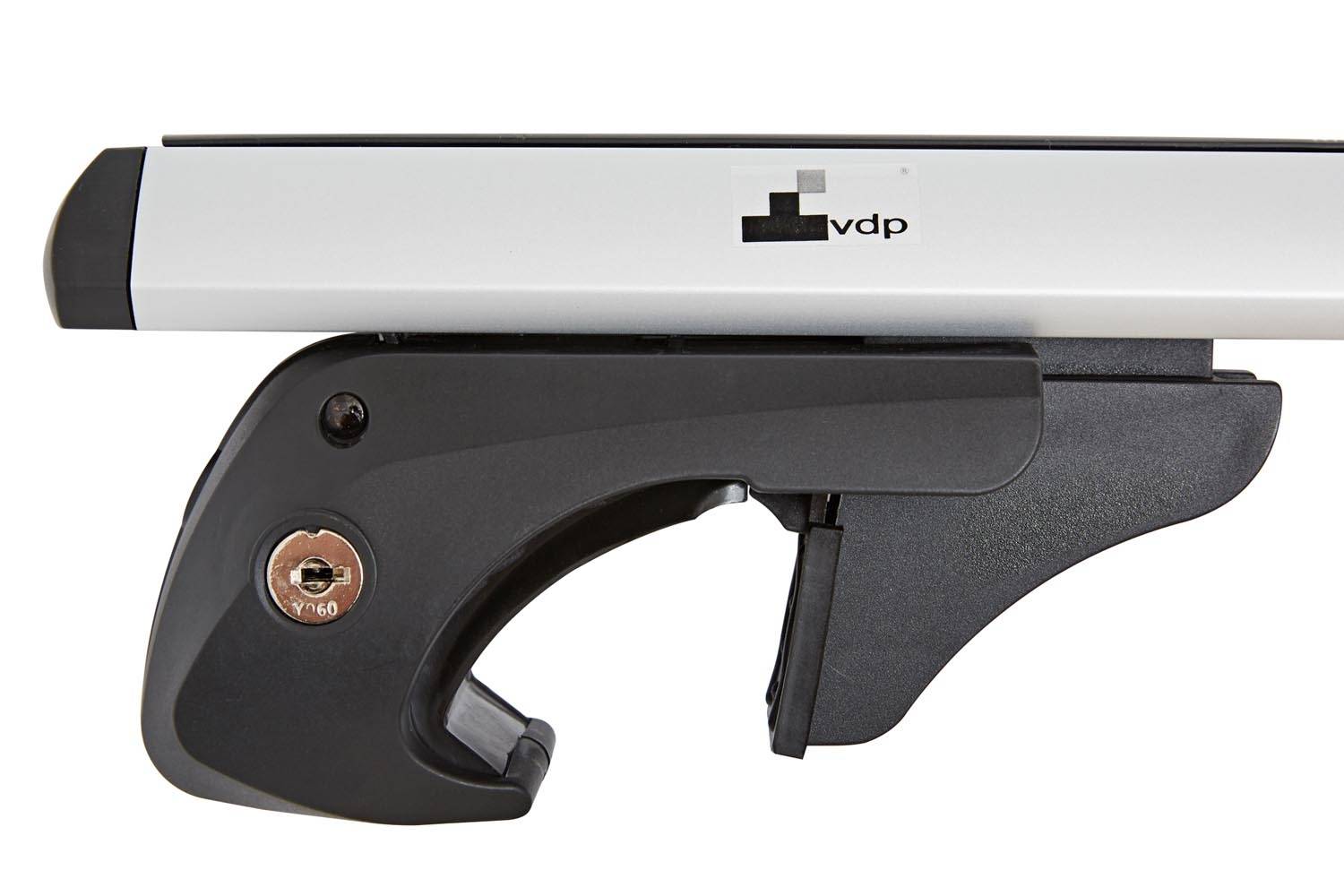 Alu Relingträger VDP-P135 universal Dachträger abschließbar 90kg Lastenträger