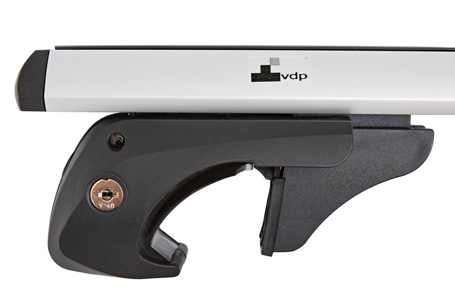 Aluminium Dachträger VDP 004 kompatibel mit für Mazda 5 (Kombi 5 Türer) 2005-2013 abschließbar