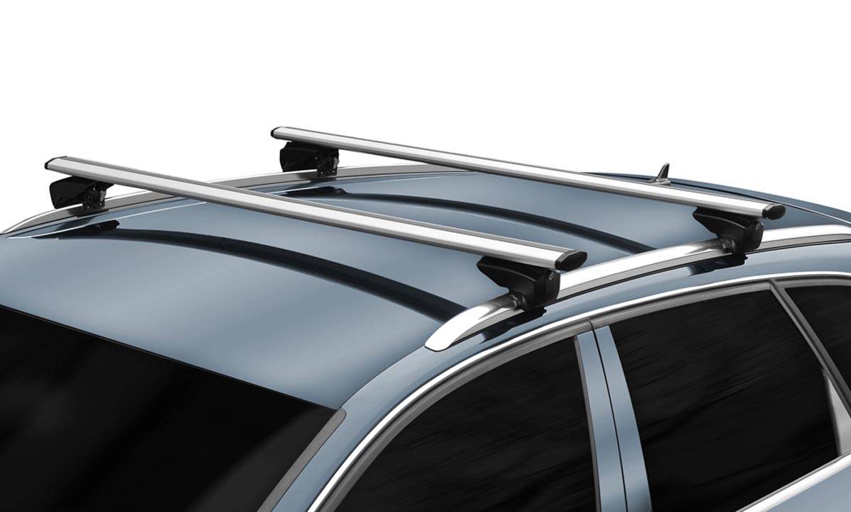 Alu Dachträger Relingträger Lince kompatibel mit für Hyundai IX35 ab 2010 aufliegende Reling