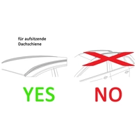 Alu Dachträger Relingträger Lince kompatibel mit für Mercedes GLA X156 ab 14 Reling aufliegend Alu Dachträger Relingträger Lince kompatibel mit für Mercedes GLA X156 ab 14 Reling aufliegend