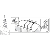 Dachträger Menabo Tema kompatibel mit für Renault Kangoo 1998-2007 Aluminium Dachträger Menabo Tema kompatibel mit für Renault Kangoo 1998-2007 Aluminium